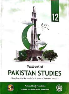 Federal Board Grade 12 Pakistan Studies English-medium textbook cover for the 2026-2027 session