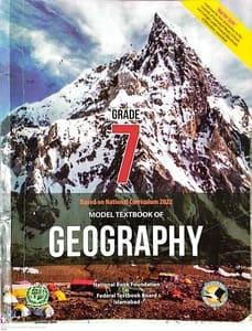 Class 7 Geography Book Cover Federal Board