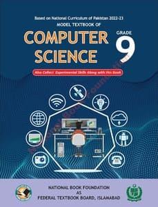 Class 9 Computer Science Textbook Cover for Federal Board NBF